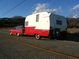 vintage travel trailer